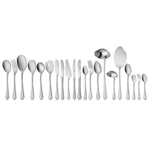 سرویس قاشق و چنگال 116 پارچه ناب استیل مدل ونیز مات - Image 2