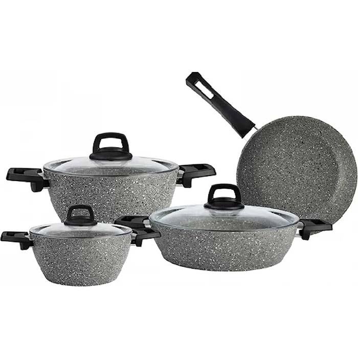 سرویس 7 پارچه بایوگرانیت کاراجا مدل گریس Gris - Image 2