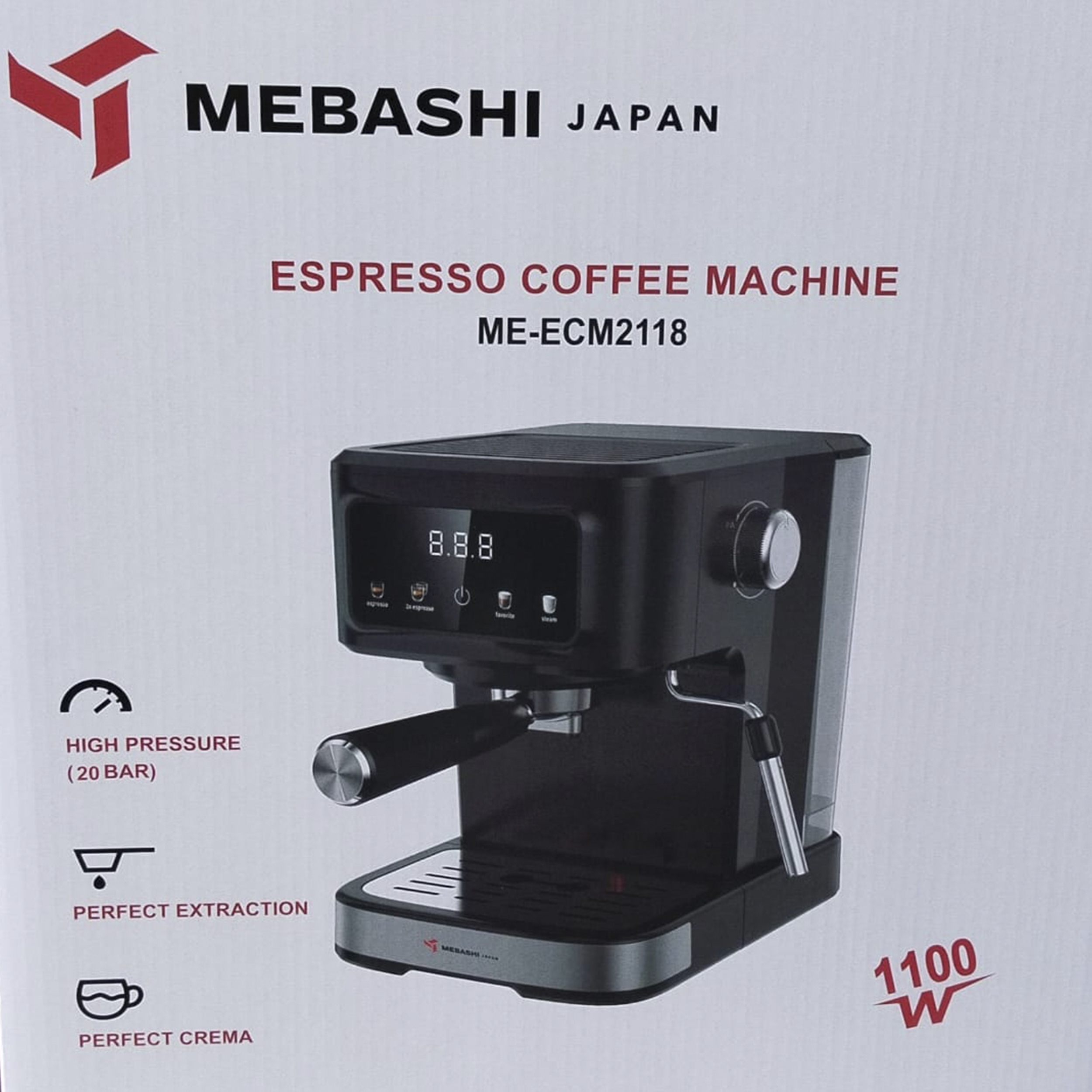 اسپرسو ساز ۱۵۰۰ میلیلیتر مباشی مدل ME-ECM2118