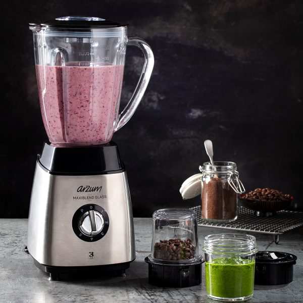 مخلوطکن شیشهای آرزوم Arzum مدل AR1056 Maxiblend - Image 2