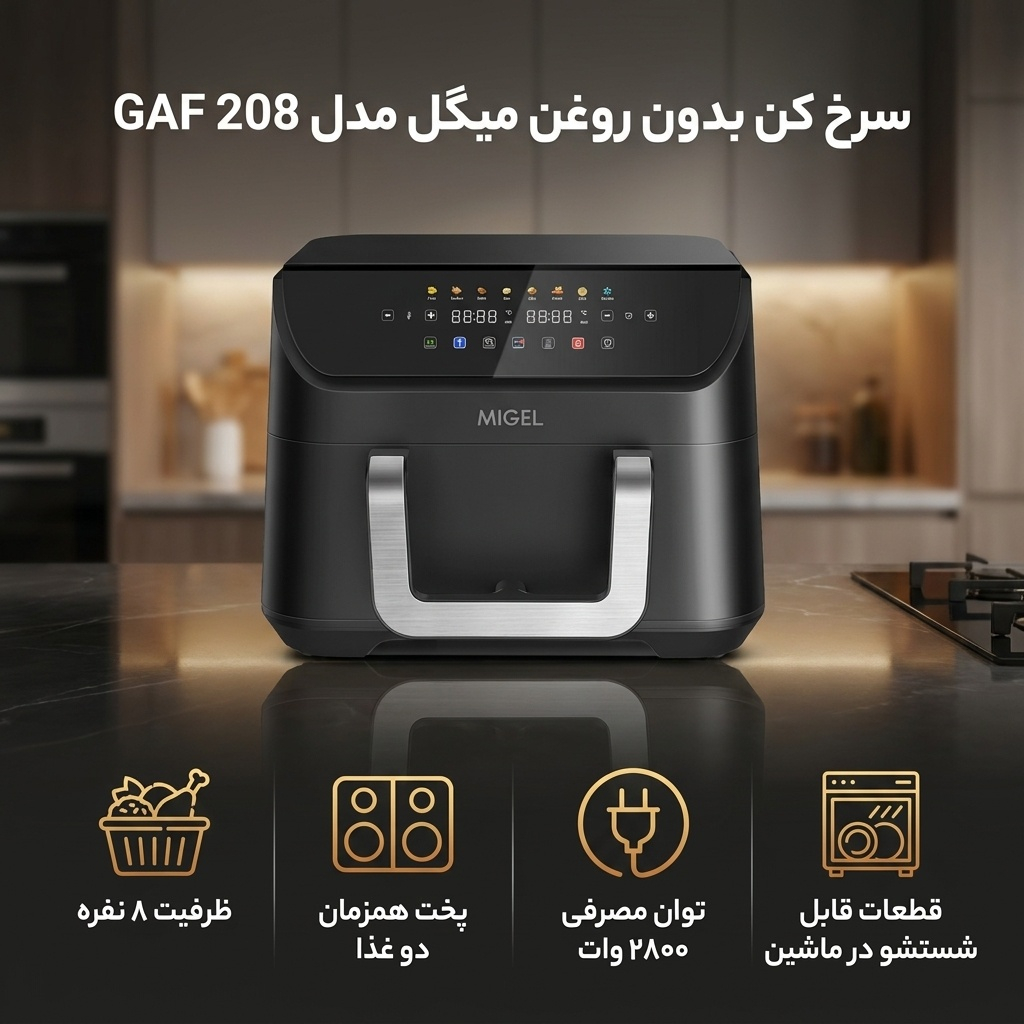 سرخکن میگل مدل GAF 208 - تصویر 4